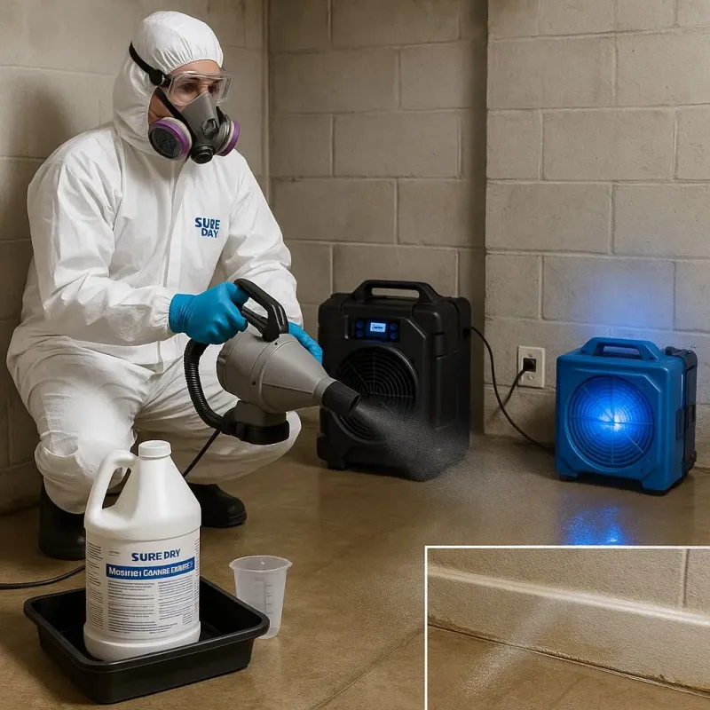 Sanitization and Odor Removal process in Chalfont, PA