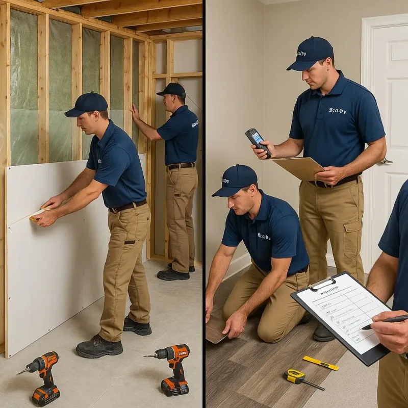 Repairs and Reconstruction process in Chalfont, PA